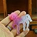 Unicorn-Shaped Silicone Jewelry Molds, Pendant Mold with Hanging Hole for Resin Epoxy,Earring Necklace Making and DIY Jewelry Craft Making,Semi-Transparent