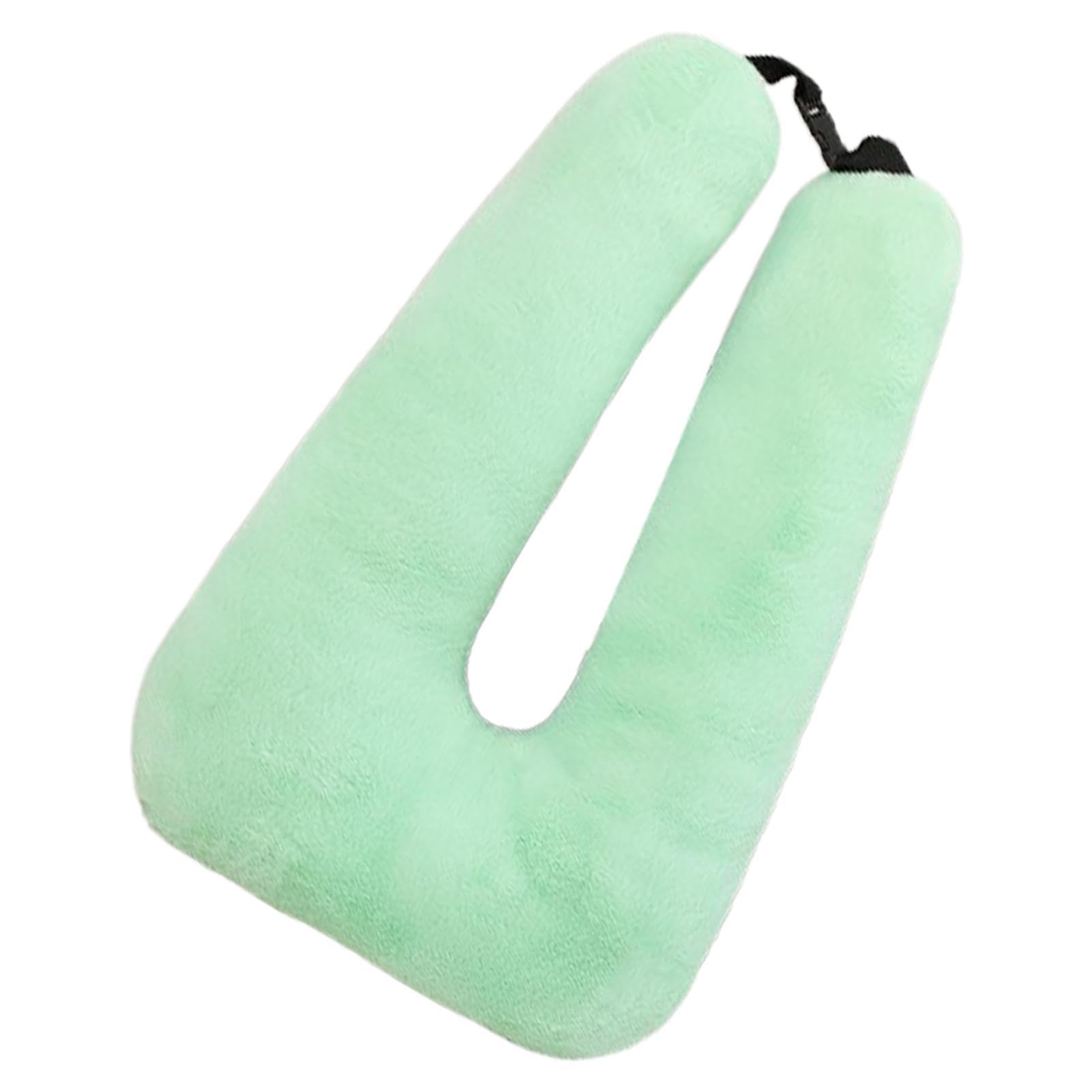 Cuscino da viaggio per bambini, morbido cuscino per dormire a forma di U, per adulti, leggero, rimovibile, per dormire, collo, poggiatesta e cintura di sicurezza, strumento per adulti e bambini | Cuscini Da Viaggio Ergonomici Supporto Collo E Corpo Poggia