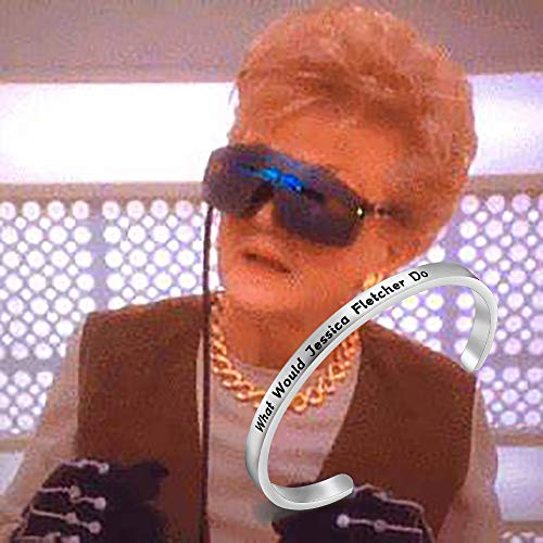 ENSIANTH What Would Jessica Fletcher Do TV Show Merch Mystery Serie Lover Bracelet Jessica Fans Gift4