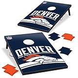 Wild Sports NFL Denver Broncos Cornhole Outdoor Game Set, 2' x 3', Blue, One Size (1-1-16023-TJ109WD)