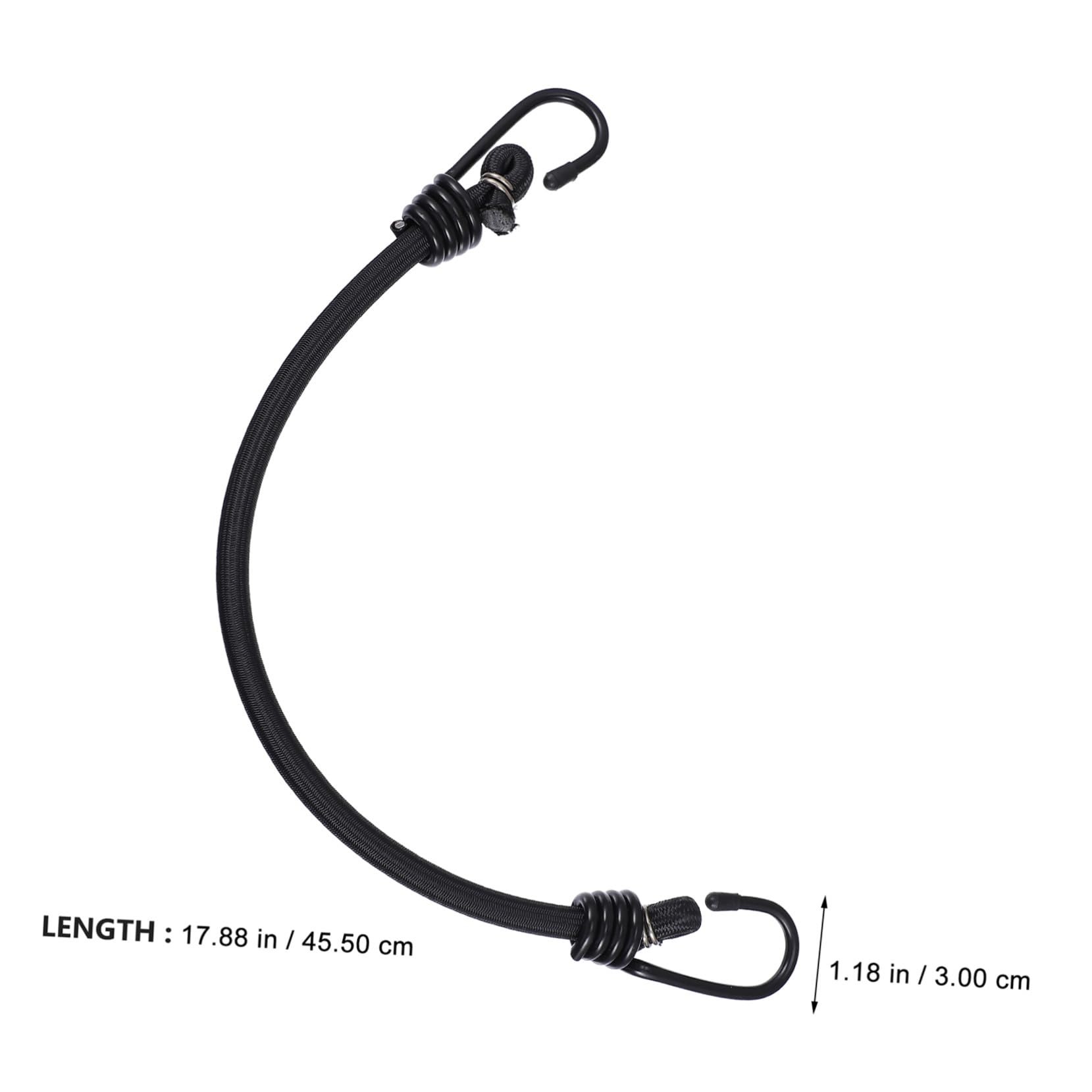 Veemoon 6 Pezzi Corde Elastiche con Ganci Resistenti e Compatte per Campeggio Bagagli Biciclette e Fissaggio Teloni per Viaggi e Uso Esterno