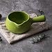 WEHOLY Moka Pot à café Japonais Cruches à Laiton Poignée Porcelaine Mat Glacé Surface Sauce Tasse Sharp Eagle Bouche Moussant Pot Récipient À Café, 1000 ML