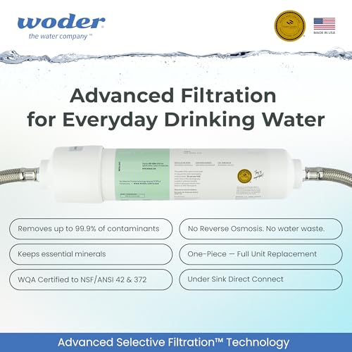 Filtro de agua para cocinar sano y beber sin metales pesados bajo el fregadero WD-4K/ADV 3