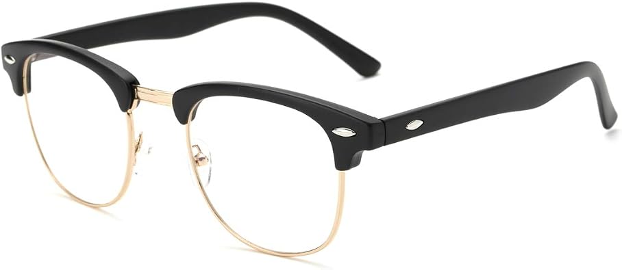 Pro Acme Blue Light Blocking Glasses Semi Rimless Frame Filter Blue Ray Computer Glasses