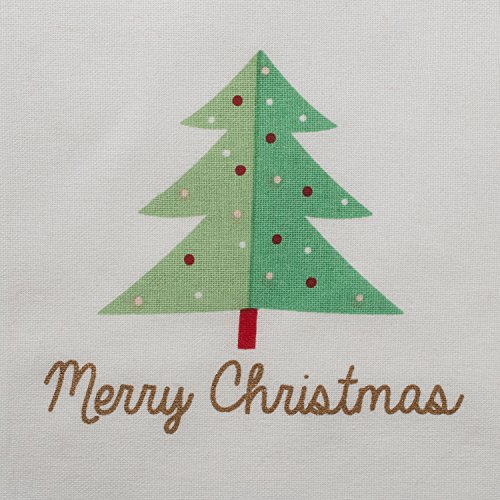 Image of DII Christmas Tea Towels Decorative Kitchen Dish Towel Set, 18x28, Holiday Tree, 2 Piece