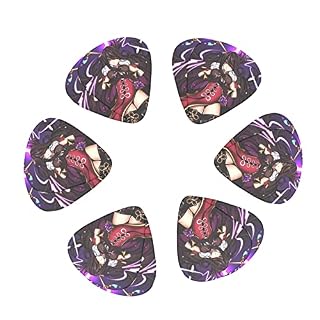 Beidou Genshin Impact Lot de 12 médiators créatifs pour guitare électrique en bois Unisexe - Les Beatles, Paul McCartney, John Lennon, RIngo Starr, George Harrison Beidou Genshin Impact Lot de 12 médiators créatifs pour guitare électrique en bois Unisexe – Image 2