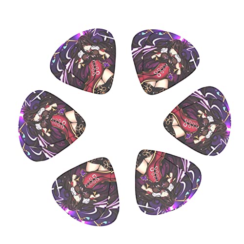Beidou Genshin Impact Lot de 12 médiators créatifs pour guitare électrique en bois Unisexe - Les Beatles, Paul McCartney, John Lennon, RIngo Starr, George Harrison Beidou Genshin Impact Lot de 12 médiators créatifs pour guitare électrique en bois Unisexe – Image 3