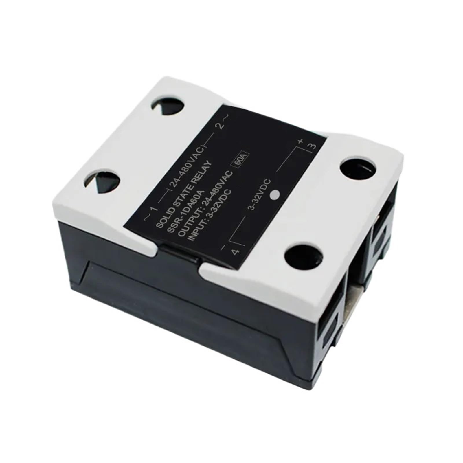 4 szt. Przekaźnik półprzewodnikowy DC na AC AC DC na DC DC Jednofazowy przekaźnik sterujący 10A 25A 40A 60A 80A 100A 120A 200A 240A (DC-DC,120A)