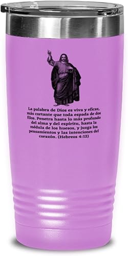 Miniatura 1 de Regalo religioso quinceanera, bautizo primera comunion, bautizo, matrimonio, confirmacion - Vaso de Vino color lila 20oz