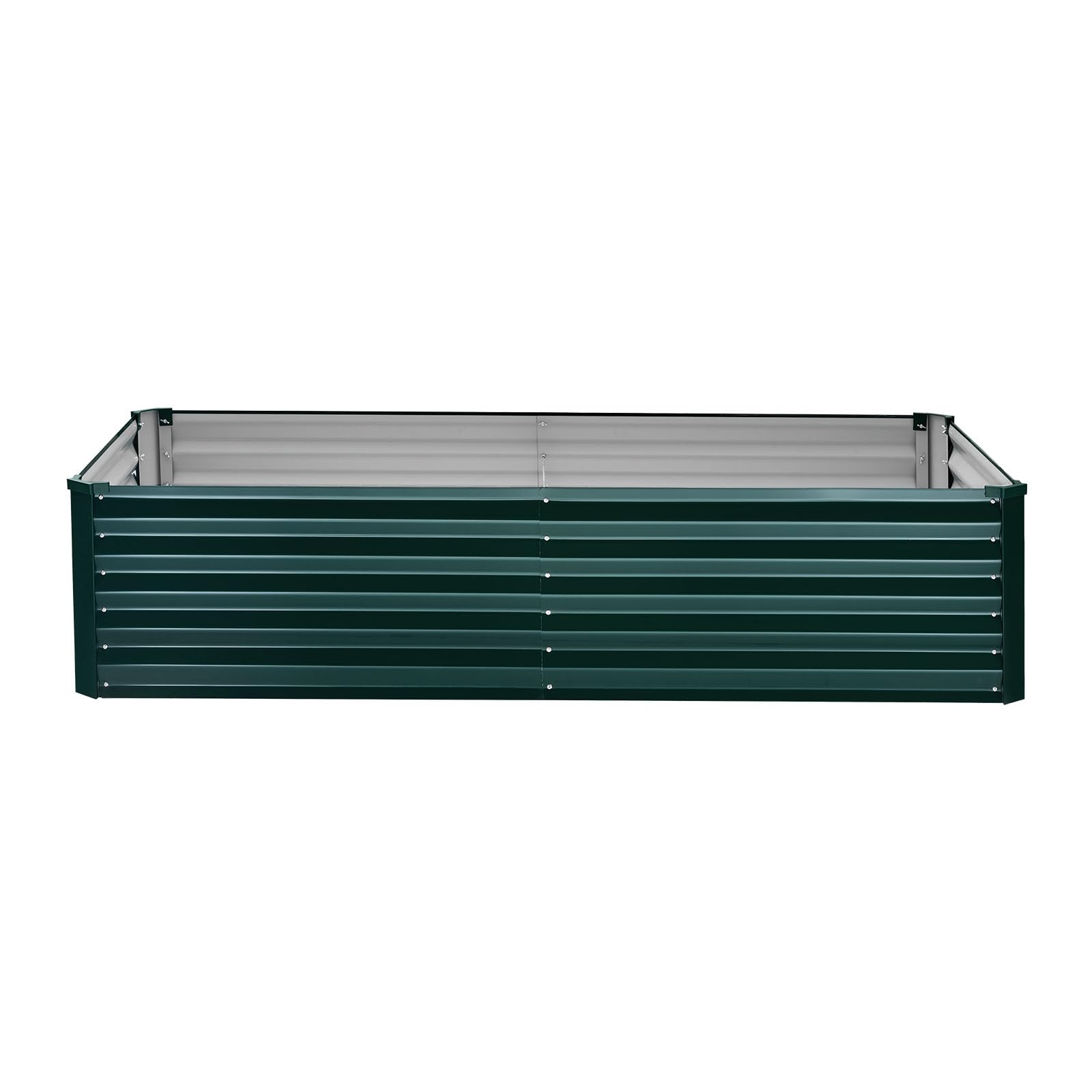 VEVOR Doniczka z ocynkowanej metalowej podwyższonej wysokości 2030 x 1020 x 460 mm, kwietnik ogrodniczy prostokątny na zewnątrz donica podnosząca rośnie kwiaty warzywa rośliny warzywne ogród balkon