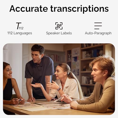 image for PLAUD NotePin AI Voice Recorder w/App Control, AI Notetaker w/Transcri