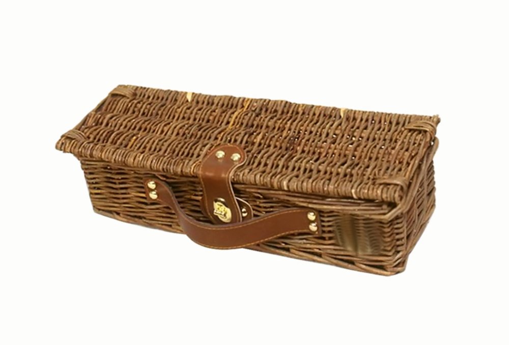 Skewer Collection Portable 3 Piece BBQ Tools Set with Basket