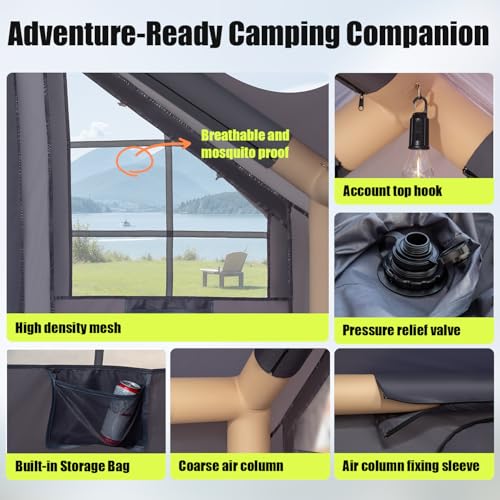 Inflatable Camping Tent Inside View