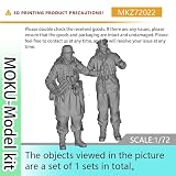 MKZ72022 1/72 Miniaturowy Model Wojskowy Dwóch Żołnierzy