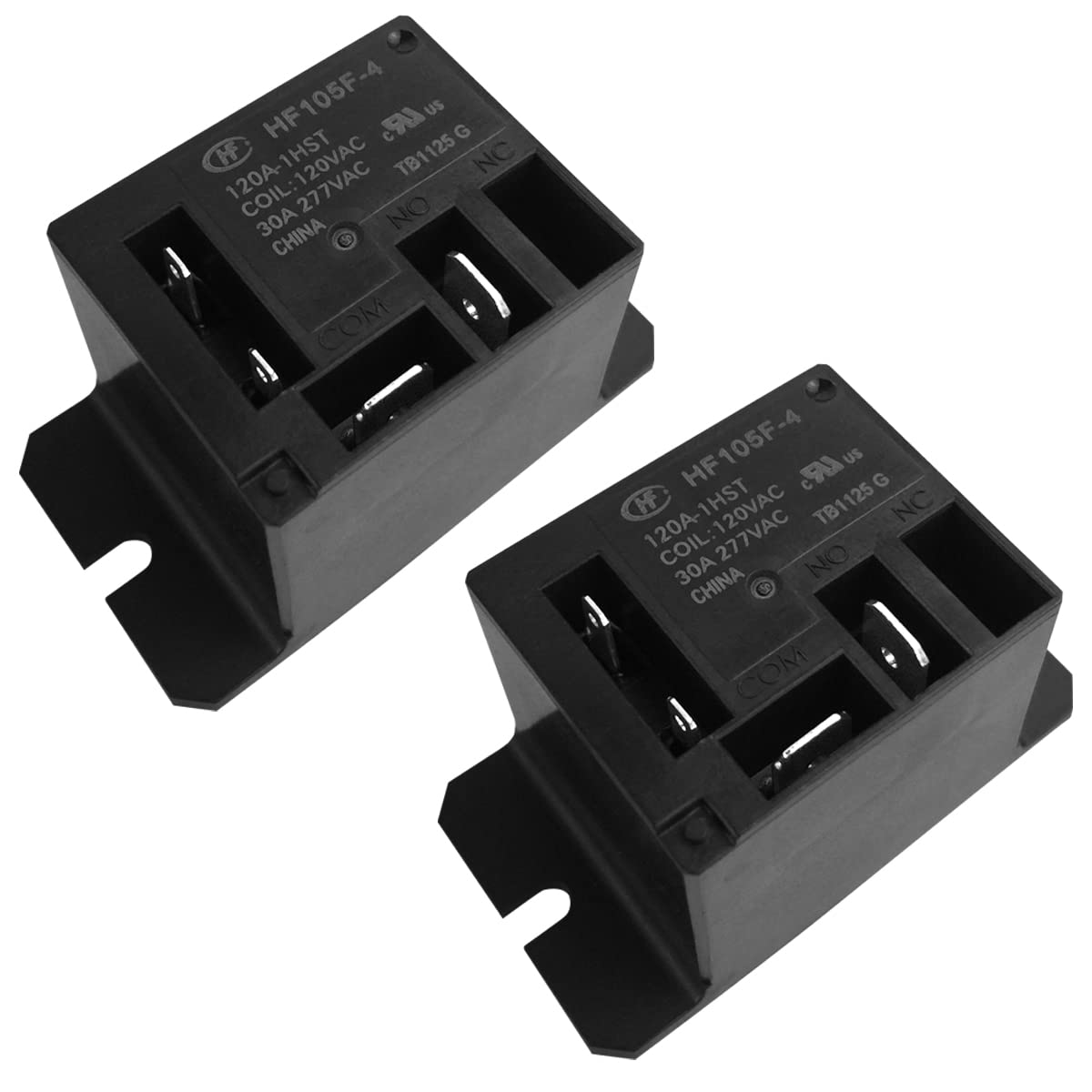 ABXLNIU2Pcs Power Relay AC120V Coil, 30 Amp, SPST Relay for Atwood Water Heater Relay Kit RV Parts, HF105-8X