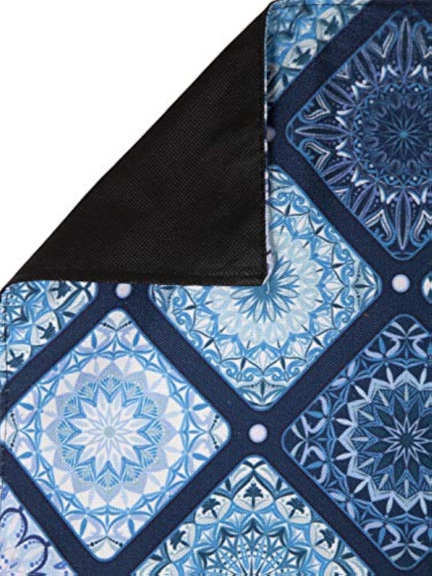 Washable Poly Cotton Anokhi Pattern Table Runner for Dining Table