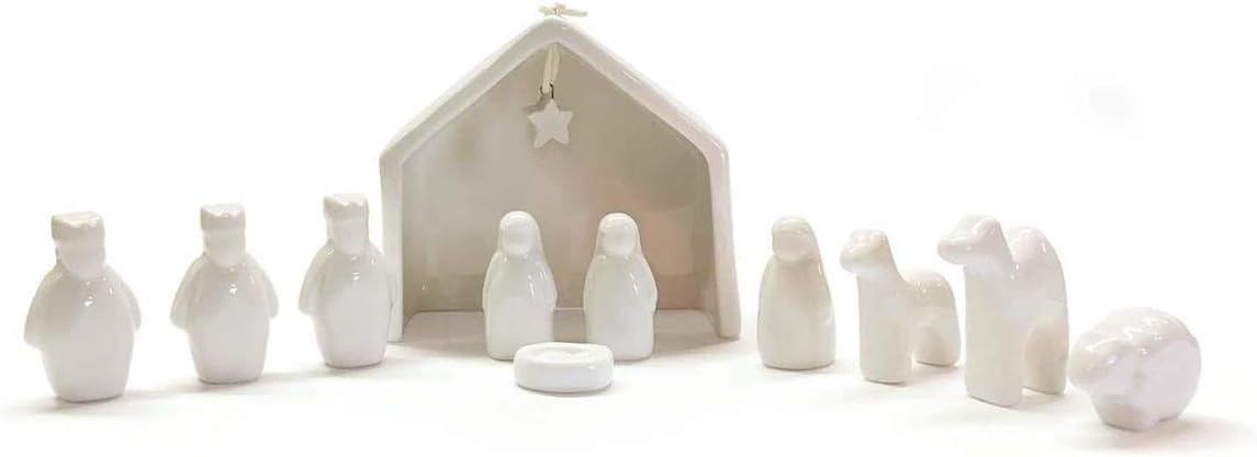 11 Pieces Miniature Nativity Set in Gift Box