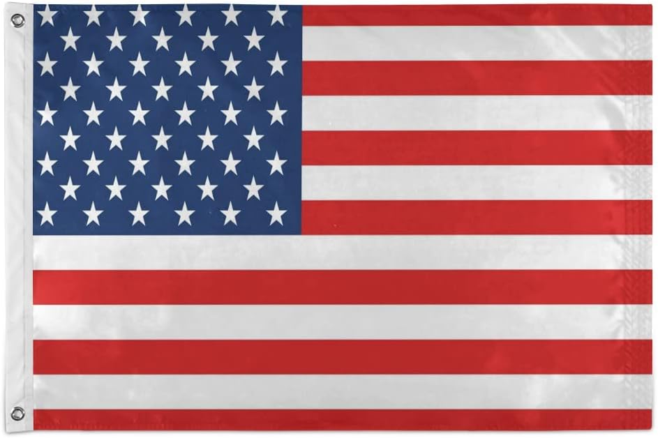 USA Flag Flag 3 x 5 FT Outdoor Banner Eyelet Design with Grommets Double Ring Washer Independence Day Outdoor Decoration One-Sided Printed