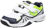 Lotto Sport Unisex-Kinder STRATOSPHERE III CL S Tennisschuhe, Weiß (WHT/CLOV FL), 28