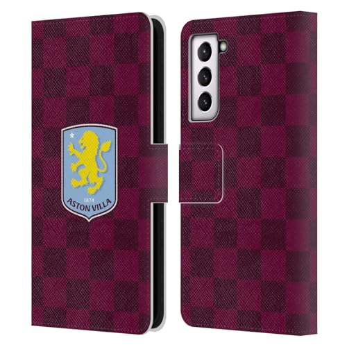 Coque Samsung S21 Aston Villa FC protection en cuir avec blason officiel
