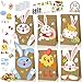 Ostertüten Zum Befüllen，Geschenktüten Papier, 12 Geschenktüten Zu Ostern Und Einer Tüte Mit Karten (Kaninchen, Ei, Küken)， 4 Bunten Aufklebern Und 60 Kleber Mit. Ideale Geschenktüte Und Osterdeko