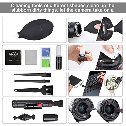 image for Zacro 18-in-1 Professional Camera Cleaning Kit for Most DSLR Cameras (