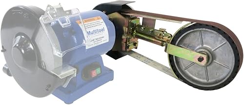 Miniatura 3 de Multitool - Amoladora de banco de cinturón de 2 x 48 pulgadas con rueda de contacto de 8 pulgadas, amoladora Knifemaker