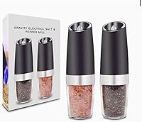 Vista 1 de Gravity - Juego de molinillo eléctrico de sal y pimienta (negro mate)