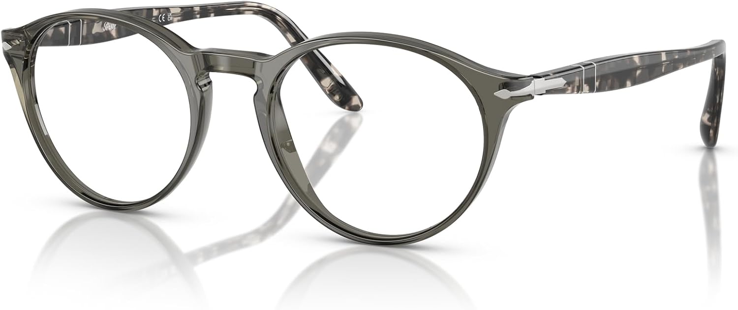 Persol womens Po3092v Round Prescription Eyewear Frames