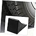 Mobestech 2pcs Heavy Duty Rubber Wheel Chocks Non- Stabilizers for Trailers Rvs Motorcycles Portable Car Accessories to Prevent Rolling and Safety