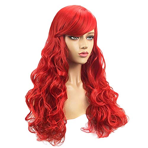 Perruque de cheveux bouclés 70cm avec bonnet ajustable et grand volume - 6