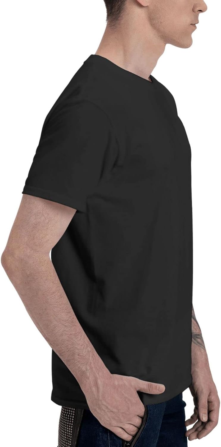 Custom T Shirts Add Your Picture/Logo/Text Personalized Cotton Crewneck Tee Shirt for Men - Image 3