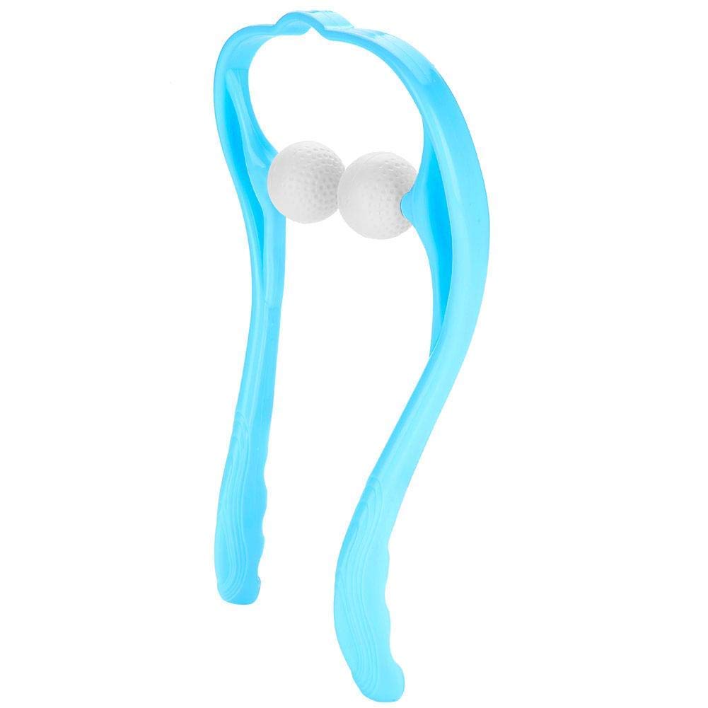 Roller Ball Selbstmassage Werkzeug, Schulter Nacken Rückenschmerzen entlasten Massagegerät(blau)