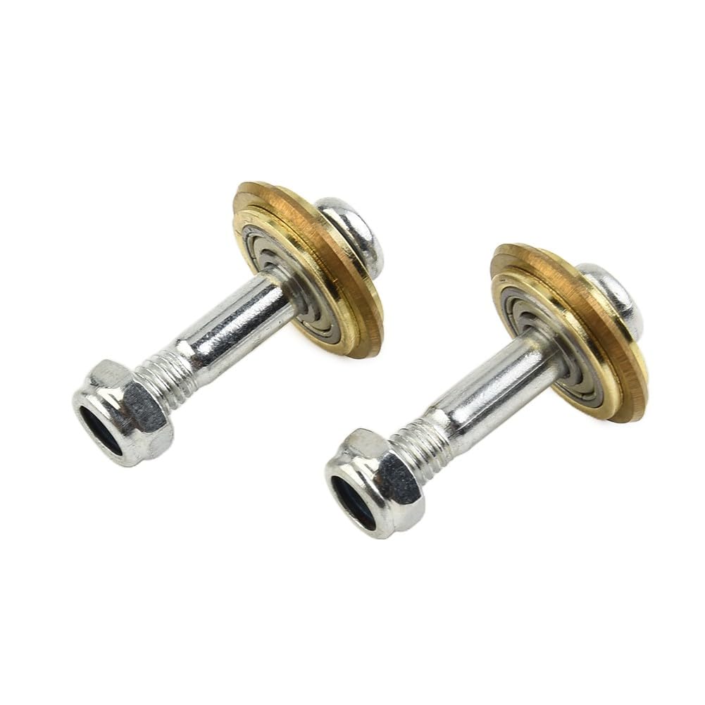 2 dischi da taglio per piastrelle in carburo cementato per taglierina rotativa manuale, 22 x 6 x 6 mm, con cuscinetto, compatibile con piastrelle smaltate, antiscivolo, lucidate dure, mattoni in vetro