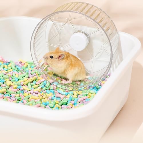 Habitat transparent interactif avec enclos modulable pour gerbilles