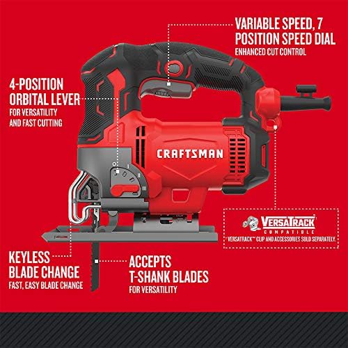 CRAFTSMAN Jig Saw, 6.0-Amp, Corded 