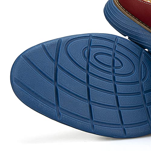 Meijiana Men's Open Back Slippers Blue Mules Shoes Fashion Lightweight Breathable Slippers, Blue-10, 13 Us #TOP3
