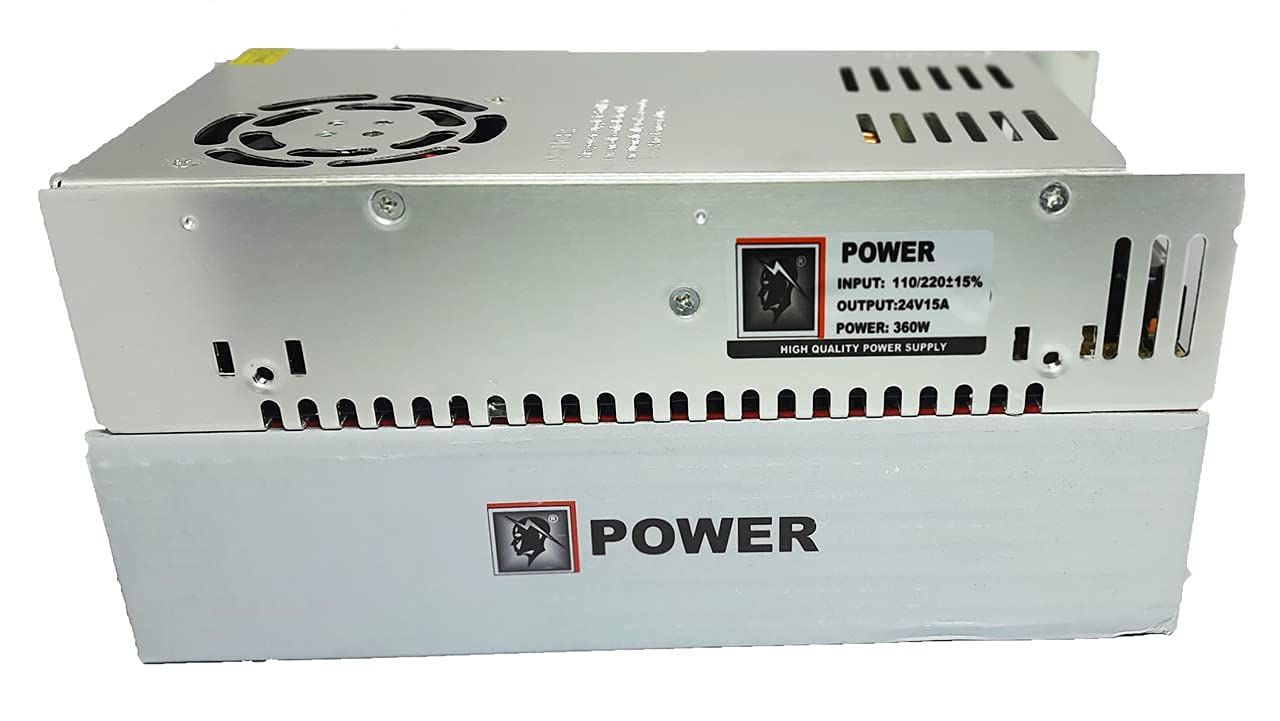 POWER Make 15A / 360W, Output 24VDC SMPS Input 110/220AC +/- 15%-image-18