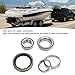 UPALDHOU 5 Pcs Trailer Wheel Hub Bearing, Marine Trailer Bearing Kit Steel Alloy Boat Trailer Axle Wheel Hub Bearings Set with Seals for Boat