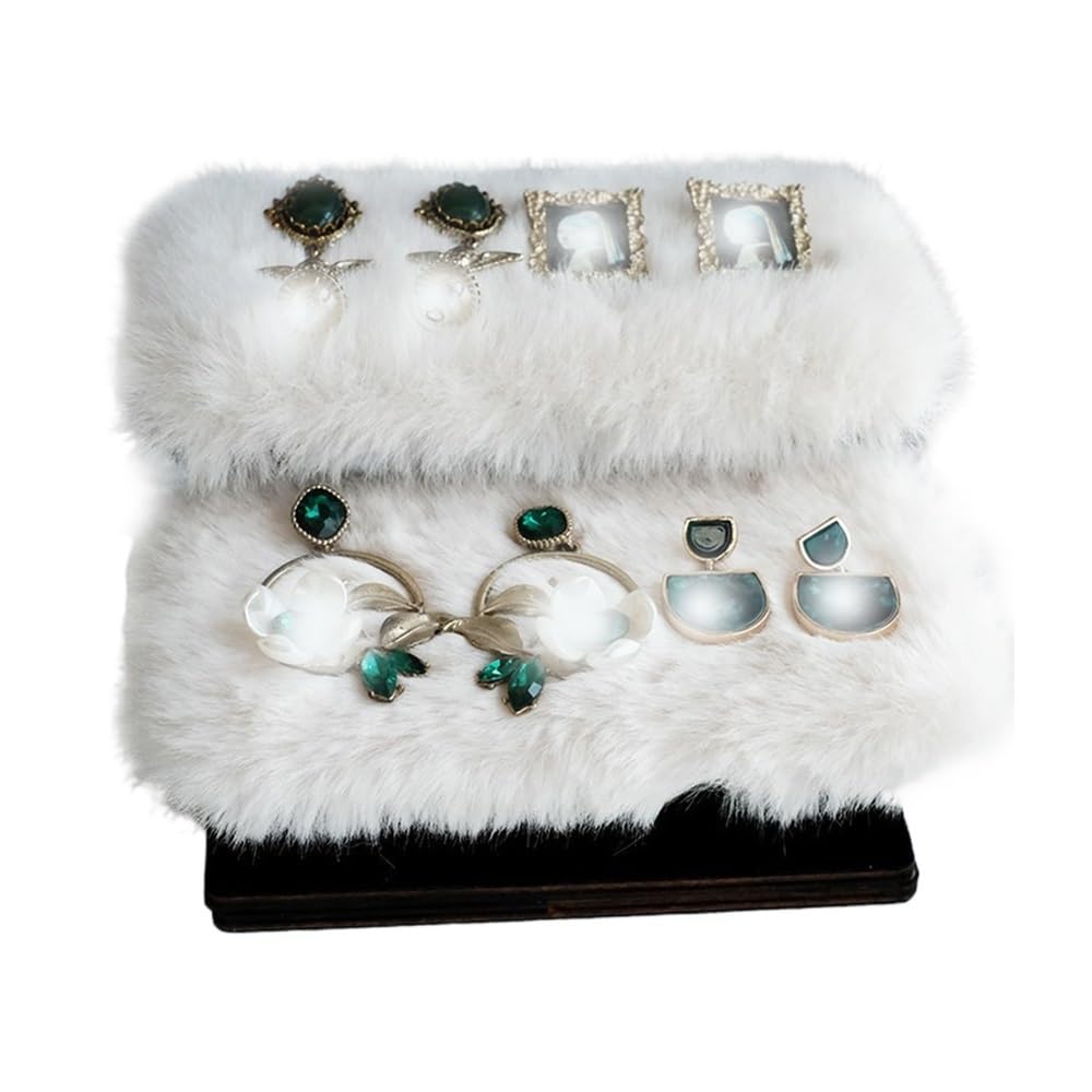 Xumh2024-3 jewelry organizer Jewelry Display Stand Earring Ring Necklace Organizer for Vanity