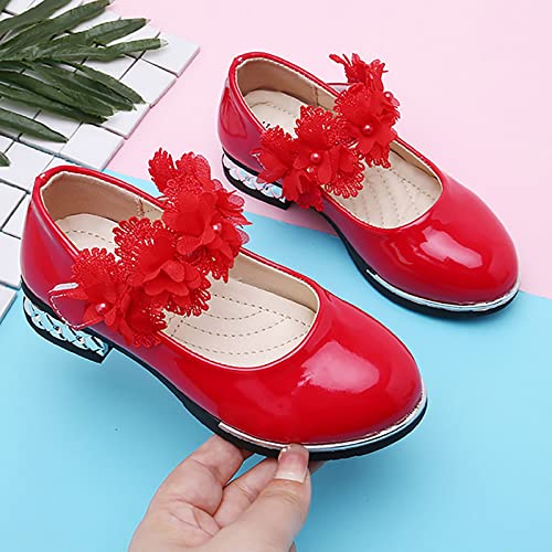 Little Girl Sandals Size 6 Autumn Children Shoes Flower Single Shoes Korean Children Dance Shoes Toddler Sandals Girls4