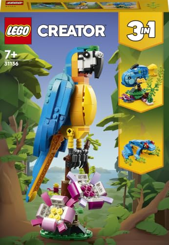 LEGO Creator 3-en-1 Le Perroquet Exotique 31136