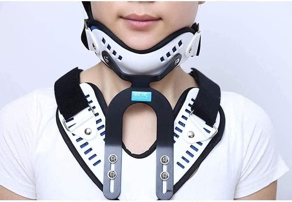 TIST Neck Brace Collar Portable Neck Brace|Breathable Cervical Traction Devices|Relieves Neck Pain and Spine Pressure,for Office Workers, Students, Drivers