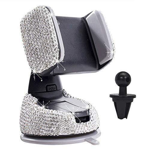 LZLRUN Creative Bling Bling Crystal Diamond Car Phone Holder Car Ornaments Decoration Car Interior Accessories