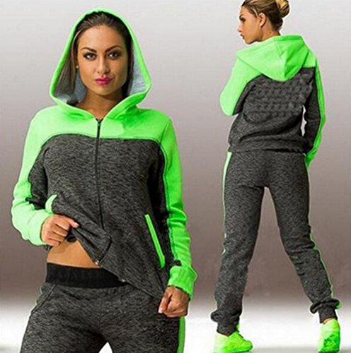 Baymate Donna Tute Sportive Manica Lunga Hoody