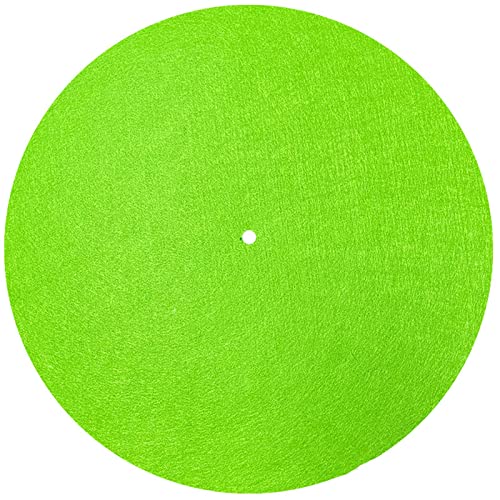NOLOWY Alfombrilla para tocadiscos Audiophile de 3 mm con bandeja de fieltro para tocadiscos, antivibración, antiestática, alfombrilla de fieltro