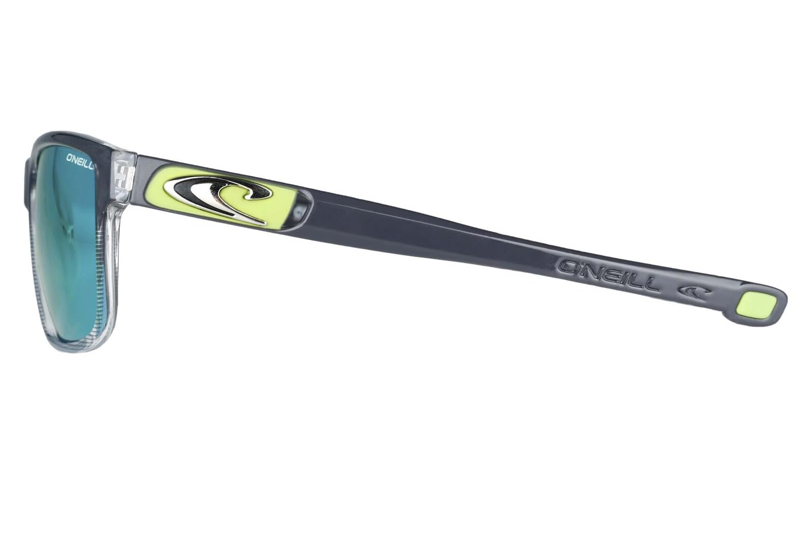 O'Neill CONVAIR2.0 Sonnenbrille 108P Mattgrau/Lime Spiegel, Grau/Limettengrün verspiegelt, One Size