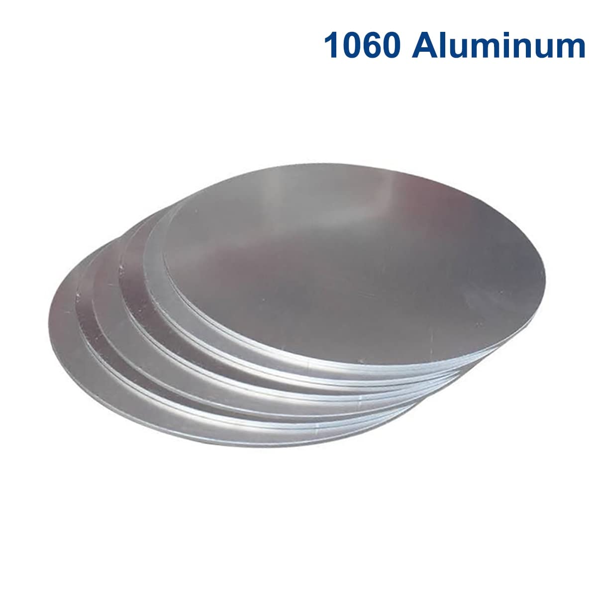 1060 Aluminiowa okrągła płyta o średnicy 50-400 mm i grubości 0,5-6 mm Tarcza do cięcia maszynowego 1 szt.(6mmx120mm)