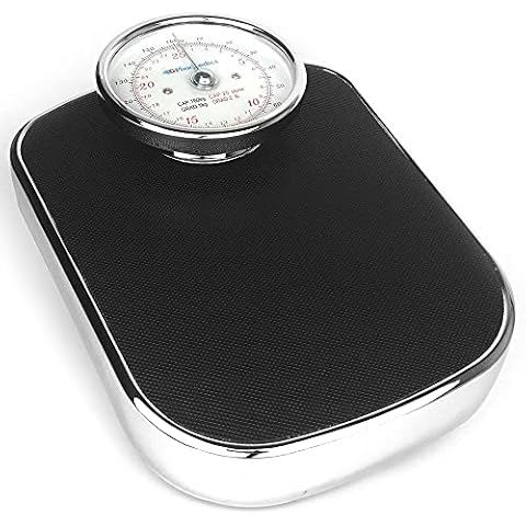 Medical Style Bathroom Weighing Scales Analogue Display Large Display Mechanical Cover