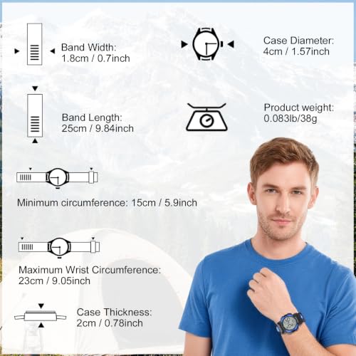 Image of Edillas Kids Digital Watch 7 Colors 50M Waterproof Sport Alarm Boys 7-15